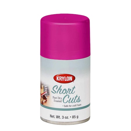 Short Cuts Spray Paint, Pink, Gloss, 3 oz SCS-039